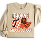 THORNE MS CHECKERED COLLAGE  - SWEATSHIRT OPTIONS