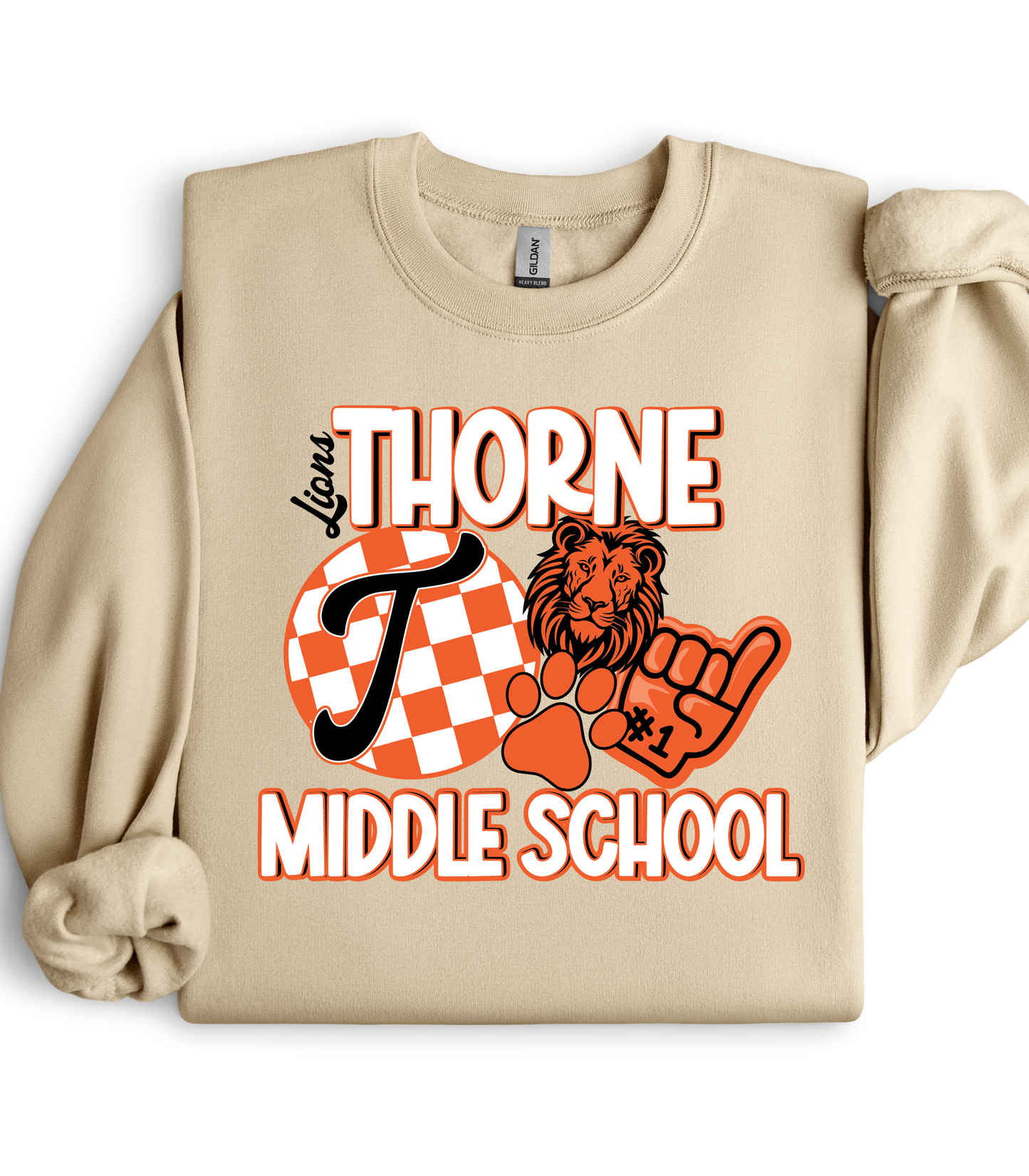 THORNE MS CHECKERED COLLAGE  - SWEATSHIRT OPTIONS