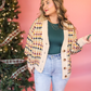 SNOW PLACE LIKE HOME BOYFRIEND BUTTON DOWN CARDIGAN