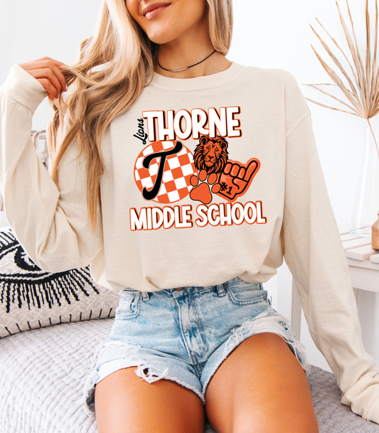 THORNE MS CHECKERED COLLAGE - TEES + LONG SLEEVE TEES