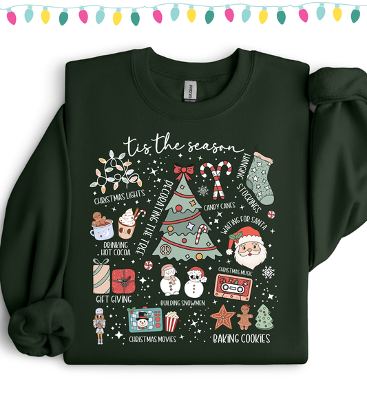 TIS THE SEASON COLLAGE - SWEATSHIRT OPTIONS