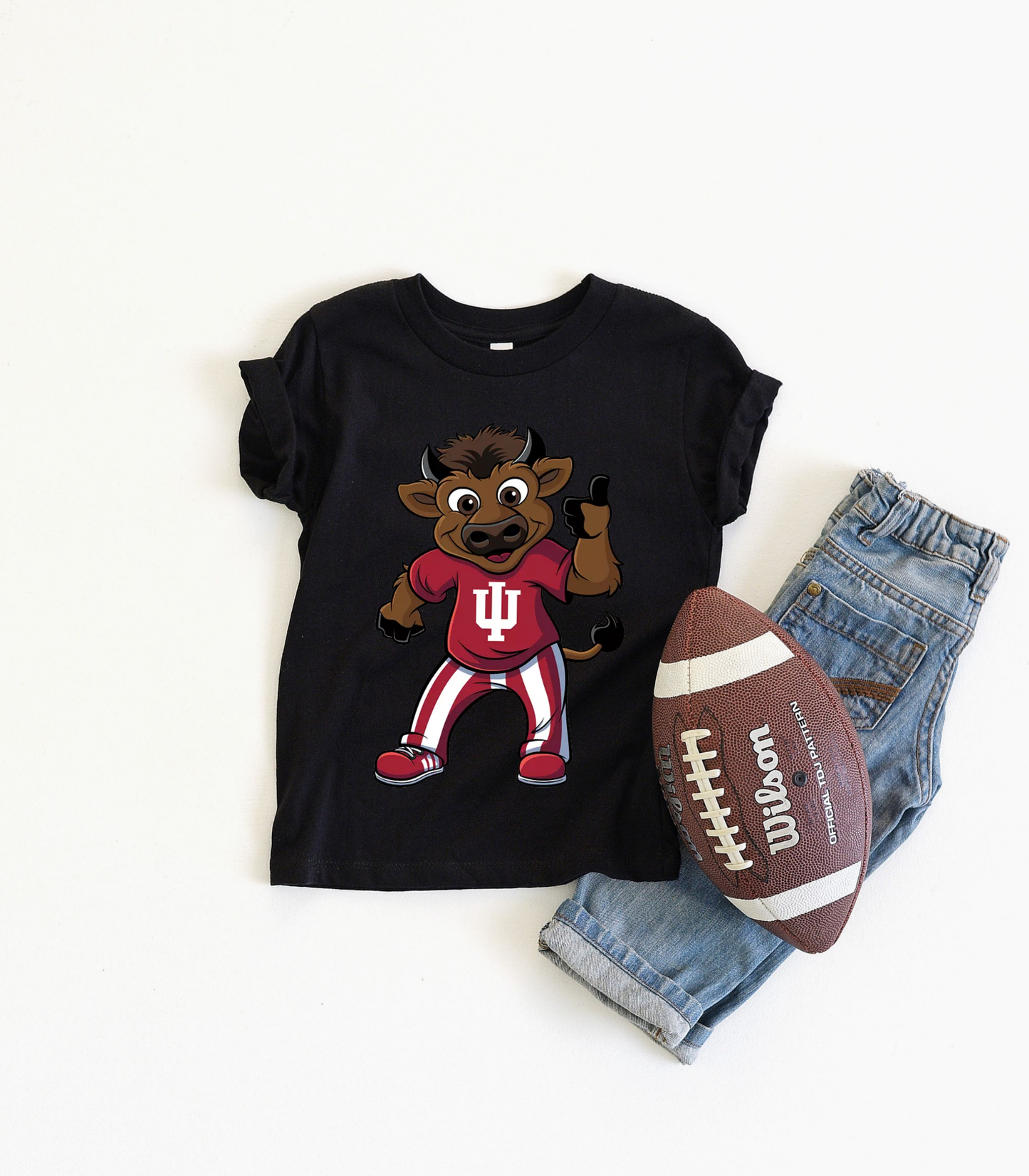 HOOSIER THE BISON - YOUTH SWEATSHIRT + TEES