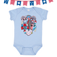 RETRO PATRIOTIC COLLAGE INFANT