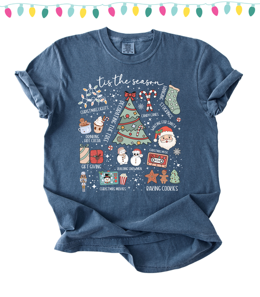 TIS THE SEASON COLLAGE - TEES + LONG SLEEVE TEES