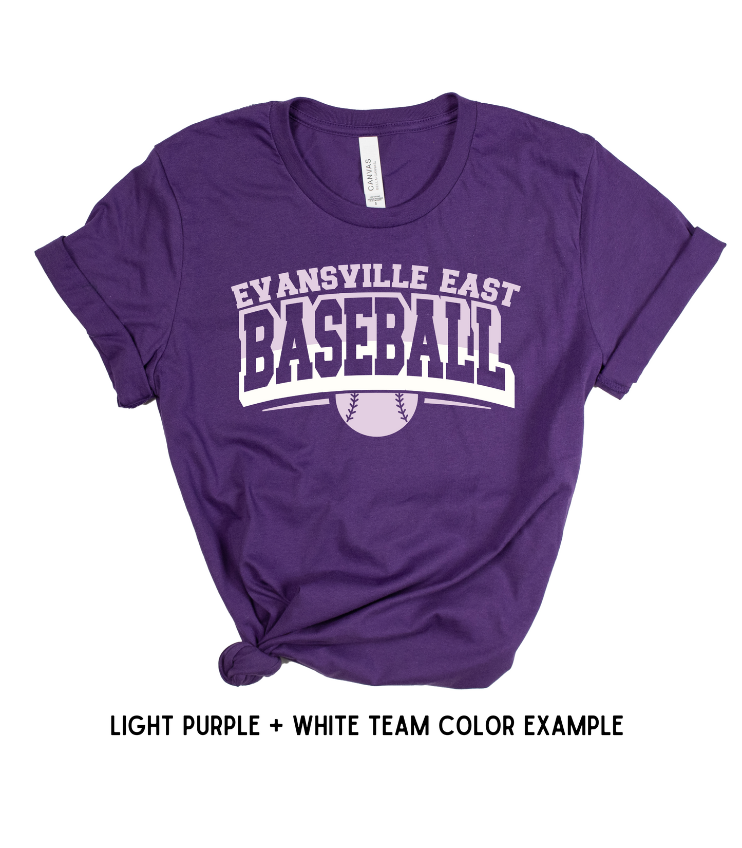 ADULT CUSTOMIZABLE SPLIT COLOR BASEBALL