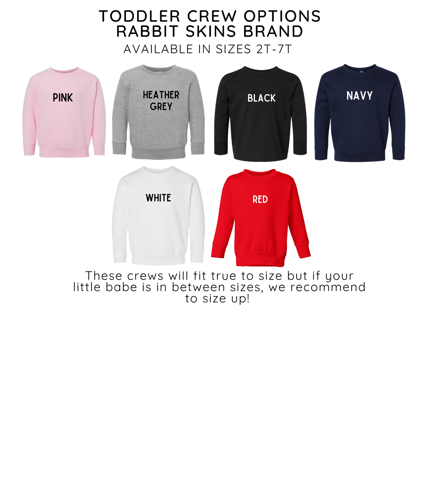 YOUTH FAUX FABRIC MERRY - TODDLER & YOUTH SWEATSHIRT OPTIONS