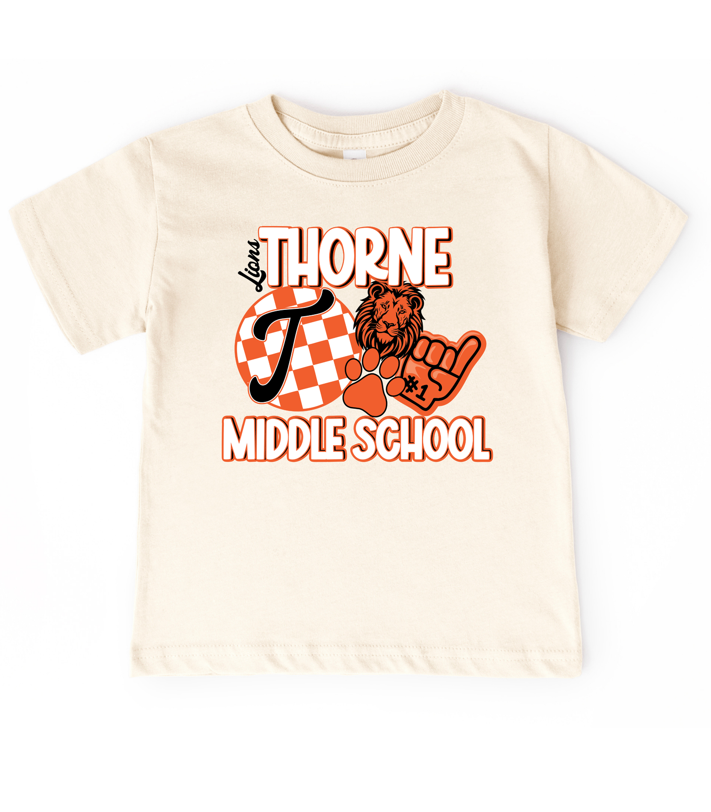 YOUTH THORNE MS CHECKERED COLLAGE  - TODDLER & YOUTH TEES