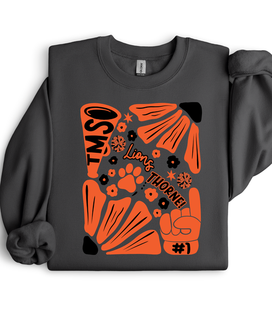 THORNE FLORAL COLLAGE - SWEATSHIRT OPTIONS