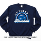 ADULT CUSTOMIZABLE BASEBALL ARCHWAY CREWNECK