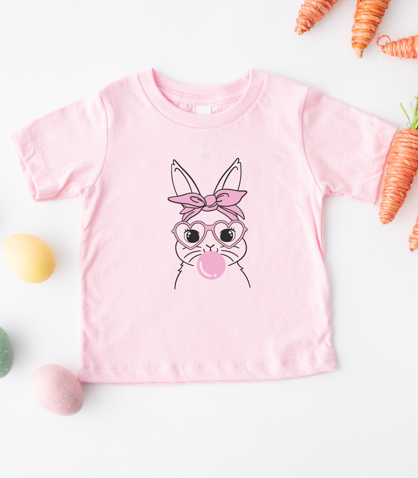 KIDS BUBBLE GUM BUNNY TEE