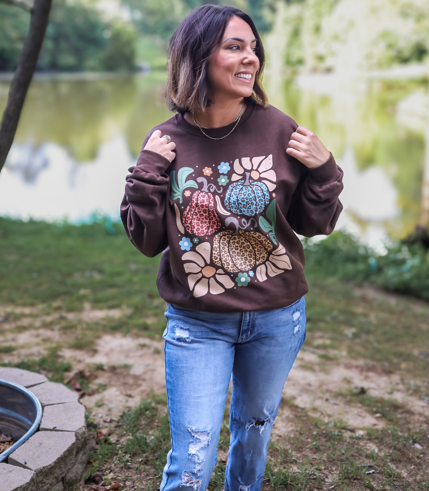 FALL FLORAL CHEETAH PUMPKINS