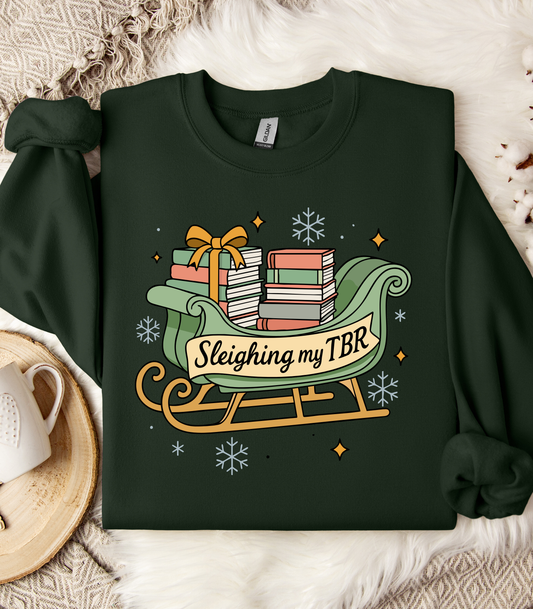 SLEIGHING MY TBR - SWEATSHIRT OPTIONS