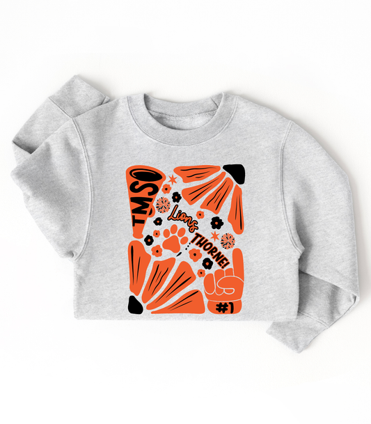 YOUTH THORNE FLORAL COLLAGE - TODDLER & YOUTH SWEATSHIRT OPTIONS