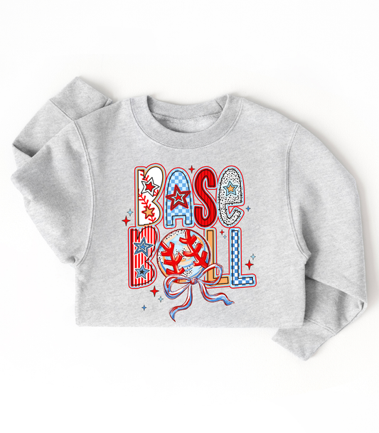 BASEBALL DOODLES - MULTIPLE STYLES - TODDLER/YOUTH