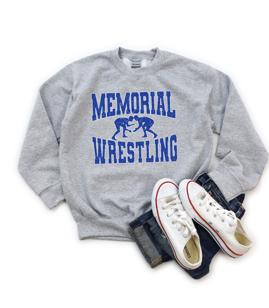 YOUTH TEAM NAME WRESTLING DISTRESSED