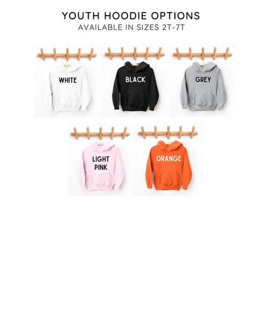 YOUTH ORANGE DISTRESSED LIONS - TODDLER & YOUTH SWEATSHIRT OPTIONS