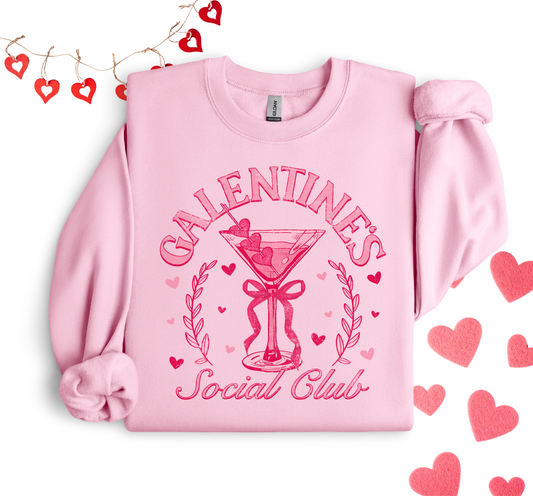 GALENTINE'S SOCIAL CLUB CREW/TEE