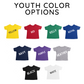 KIDS CUSTOMIZED SCHOOL NAME SOCCER TEE