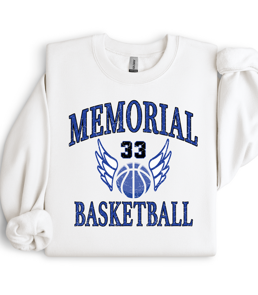 MEMORIAL BASKETBALL KEOWN 33 FLEECE CREW SWEATSHIRT