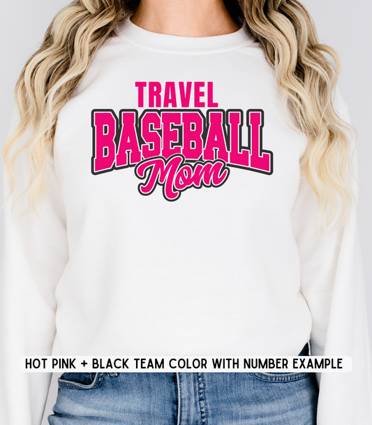 ADULT CUSTOMIZABLE BASEBALL MOM CREWNECK