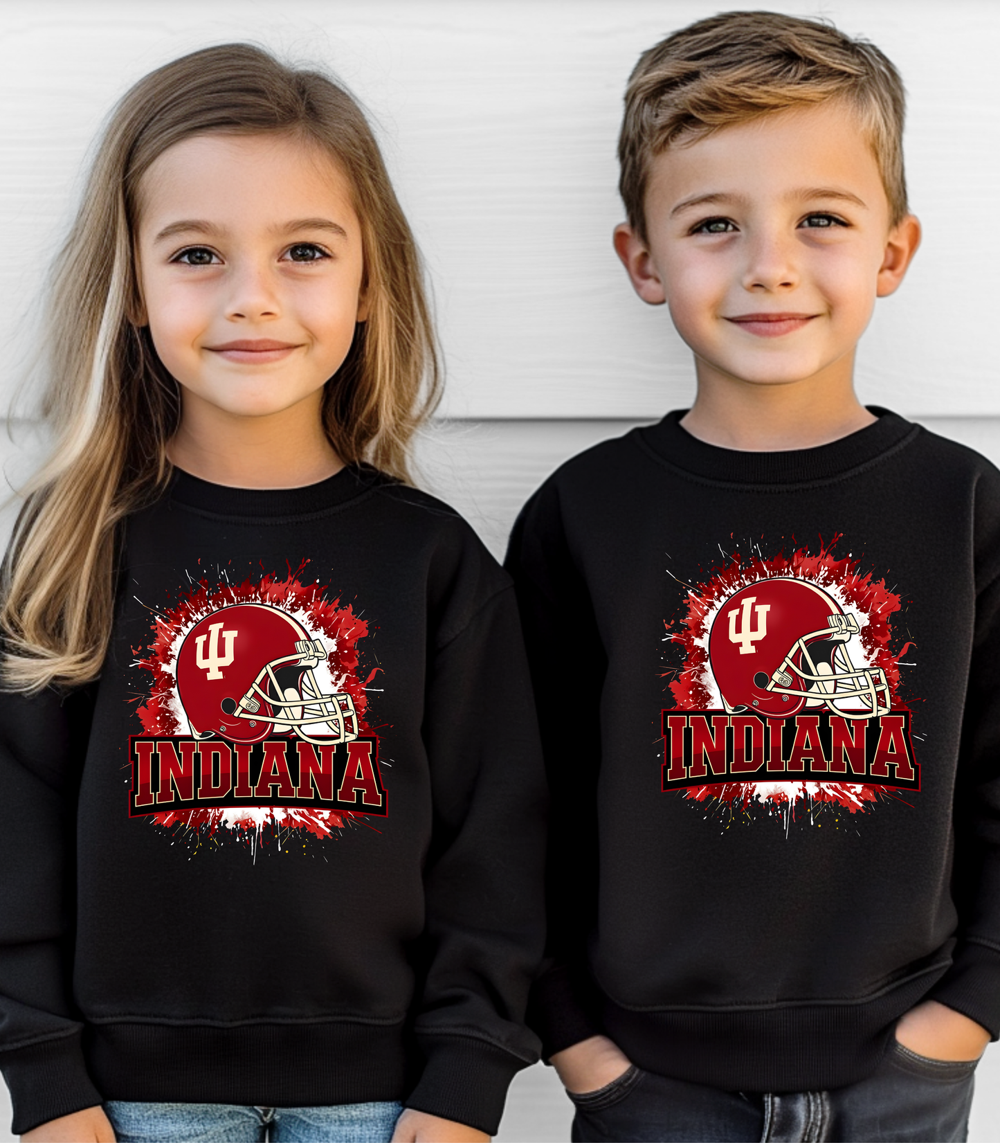 IU HELMET BLAST - YOUTH SWEATSHIRT + TEES