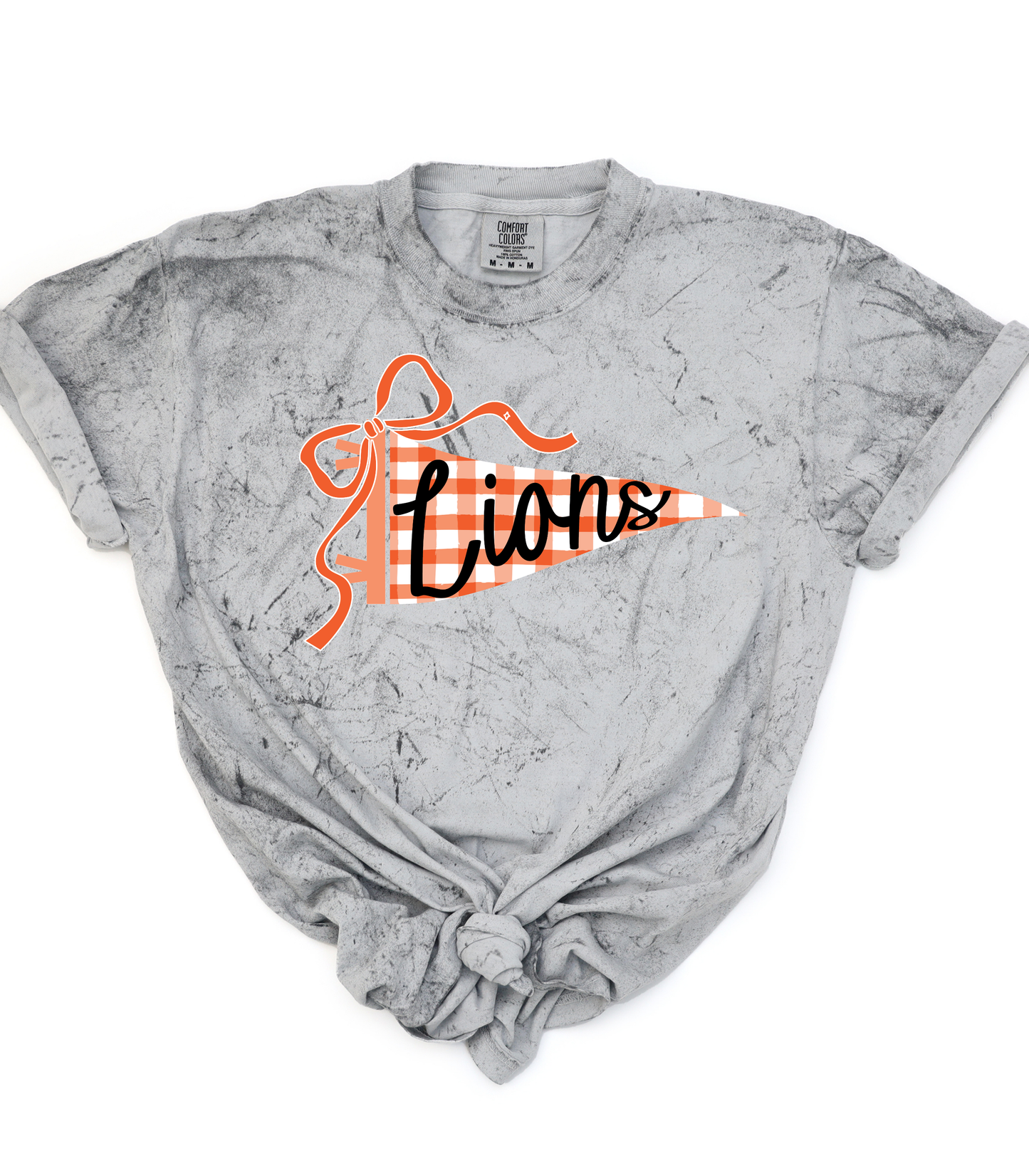 THORNE LIONS GINGHAM PENNANT - TEES + LONG SLEEVE TEES