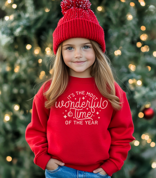 YOUTH MOST WONDERFUL TIME - TODDLER & YOUTH SWEATSHIRT OPTIONS
