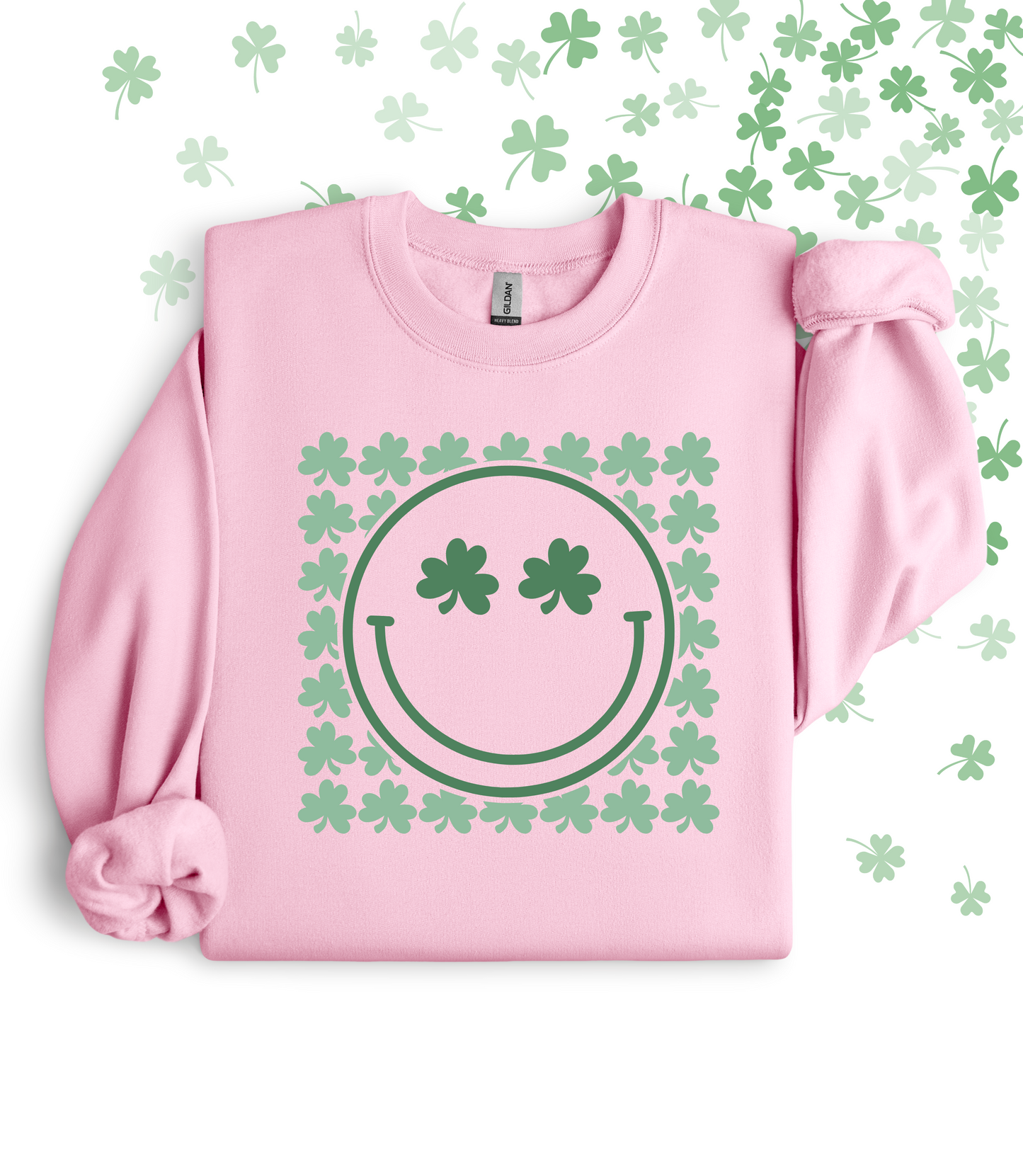 SHAMROCK SMILEY TEE/CREW