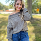 SLOW IT DOWN CABLE KNIT OFF SHOULDER SWEATER