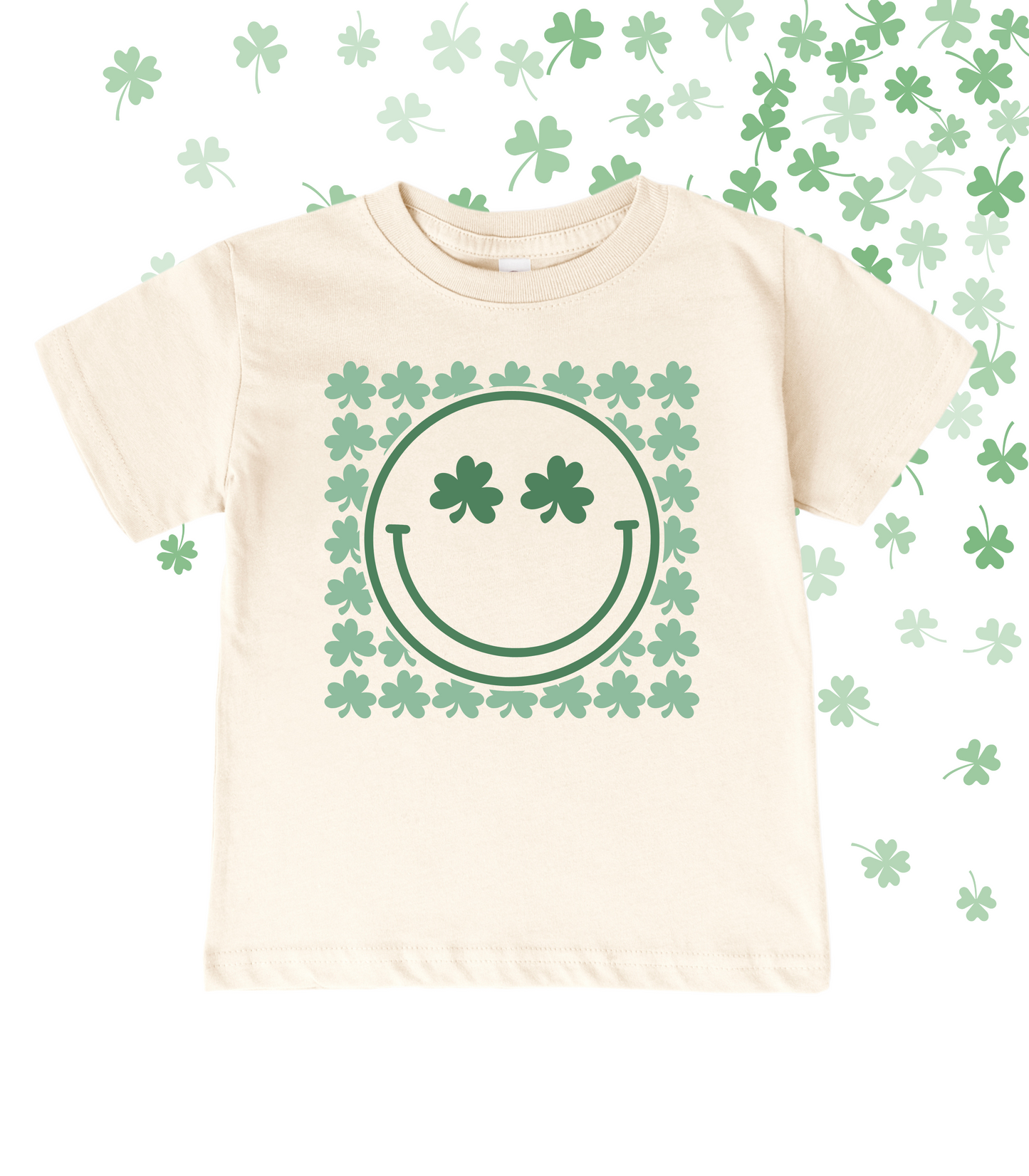 SHAMROCK SMILEY TEE/CREW - TODDLER/YOUTH