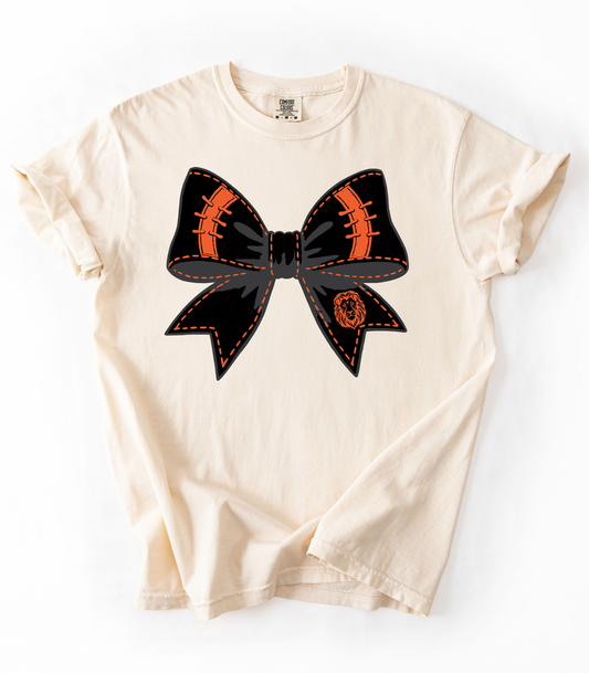 THORNE BLACK + ORAGNE BOW - TEES + LONG SLEEVE TEES