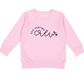 KIDS MINIMALIST EGG HUNTING CREW CREWNECK SWEATSHIRT