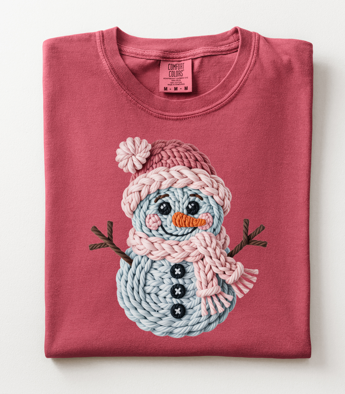 FAUX YARN SNOWMAN - TEES + LONG SLEEVE TEES