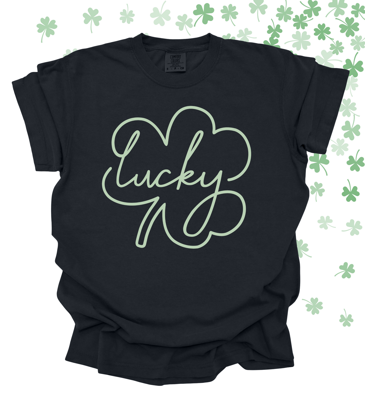 ONE LINE LUCKY TEE/CREW