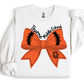 THORNE MS ORANGE + BLACK BOW - SWEATSHIRT OPTIONS