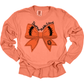 THORNE MS ORANGE + BLACK BOW - TEES + LONG SLEEVE TEES