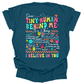 DEAR TINY HUMAN BEHIND ME FRONT AND BACK DESIGN