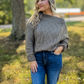 SLOW IT DOWN CABLE KNIT OFF SHOULDER SWEATER