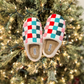 SUGAR PLUM FAIRY CHECKERED SUPER SOFT SLIPPERS