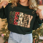 FAUX FABRIC MERRY - SWEATSHIRT OPTIONS