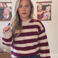 SWEET ON YOU STRIPED CHUNKY KNIT SWEATER