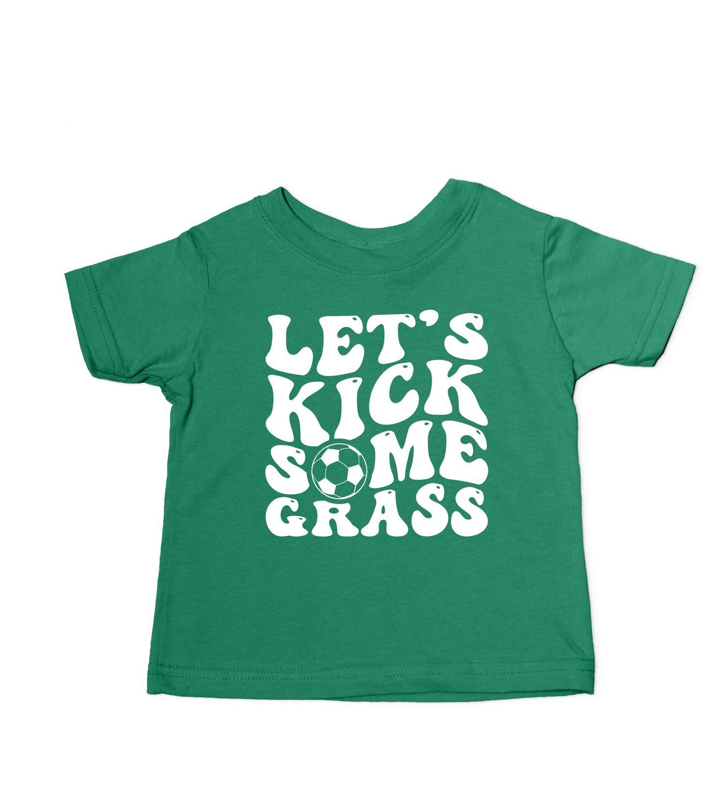 LETS KICK SOME GRASS KIDS TEE