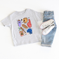 BASEBALL CARTOON COLLAGE KIDS TEE