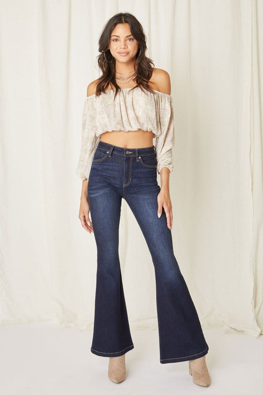 KAN CAN VERONICA SUPER FLARE JEANS - FINAL SALE