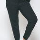 PLUS BLACK FRENCH TERRY JOGGERS - FINAL SALE